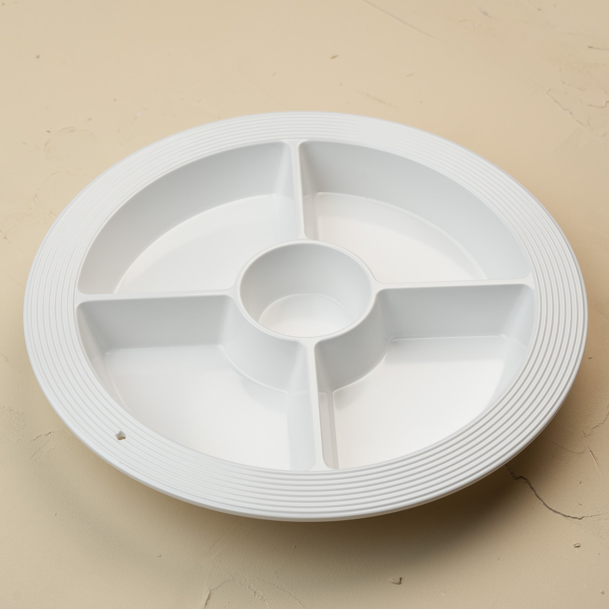 pinstripes melamine divided dish | nora fleming