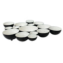 black and white bubble bowl