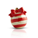 red and white ornament