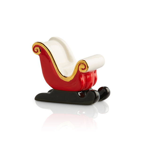 red sleigh mini