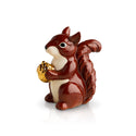 squirrel holding a gold acorn mini