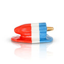 red, white, and blue popsicle