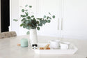 home, sweet home mini with a melamine tray tea and biscuits