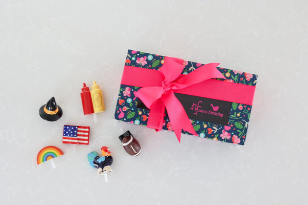 6 piece floral keepsake