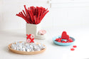 xoxo mini, red heart mini, cutie container and melamine dishes