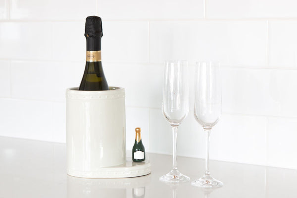 champagne mini and crock and champagne glasses