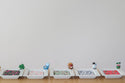 napkin holders and shamrock and chair and turkey and elf minis