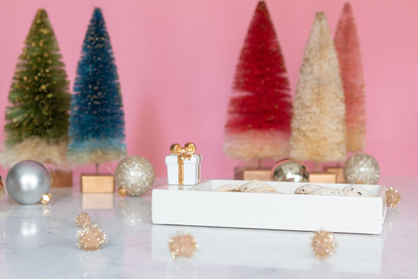 white and gold present