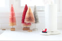 red sleigh mini on melamine paper towel holder