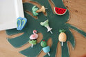 flip-flops, palm tree, watermelon, margarita, pineapple, flamingo and cactus minis