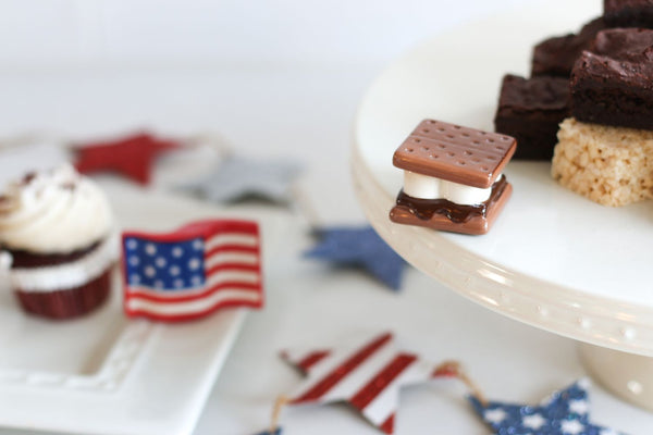 american flag and smores
