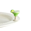 lime and salt margarita mini on a platter