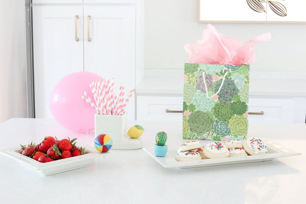 beach ball and lemons and cactus