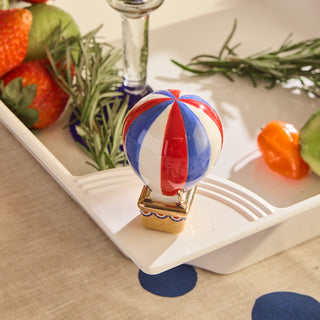 red, white, and balloon