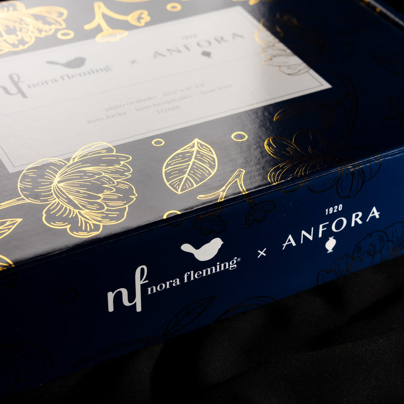 plato ovalado gift set