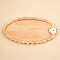 limited edition maple scalloped anniversary tray