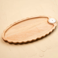 limited edition maple scalloped anniversary tray