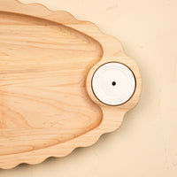 limited edition maple scalloped anniversary tray
