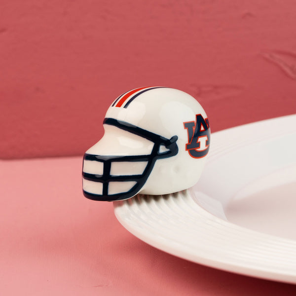 auburn football helmets Tigers College Collectible Mini Helmet | Picture Inside Bring your love of Auburn University Tigers into your holiday decor with this adorable ceramic ornament featuring a Tigers decorated flat helmet Auburn - HELMET HISTORY