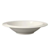 White ceramic bowl on a white background