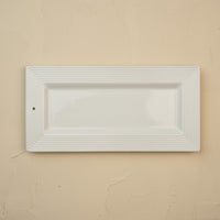 ceramic pinstripes bread tray