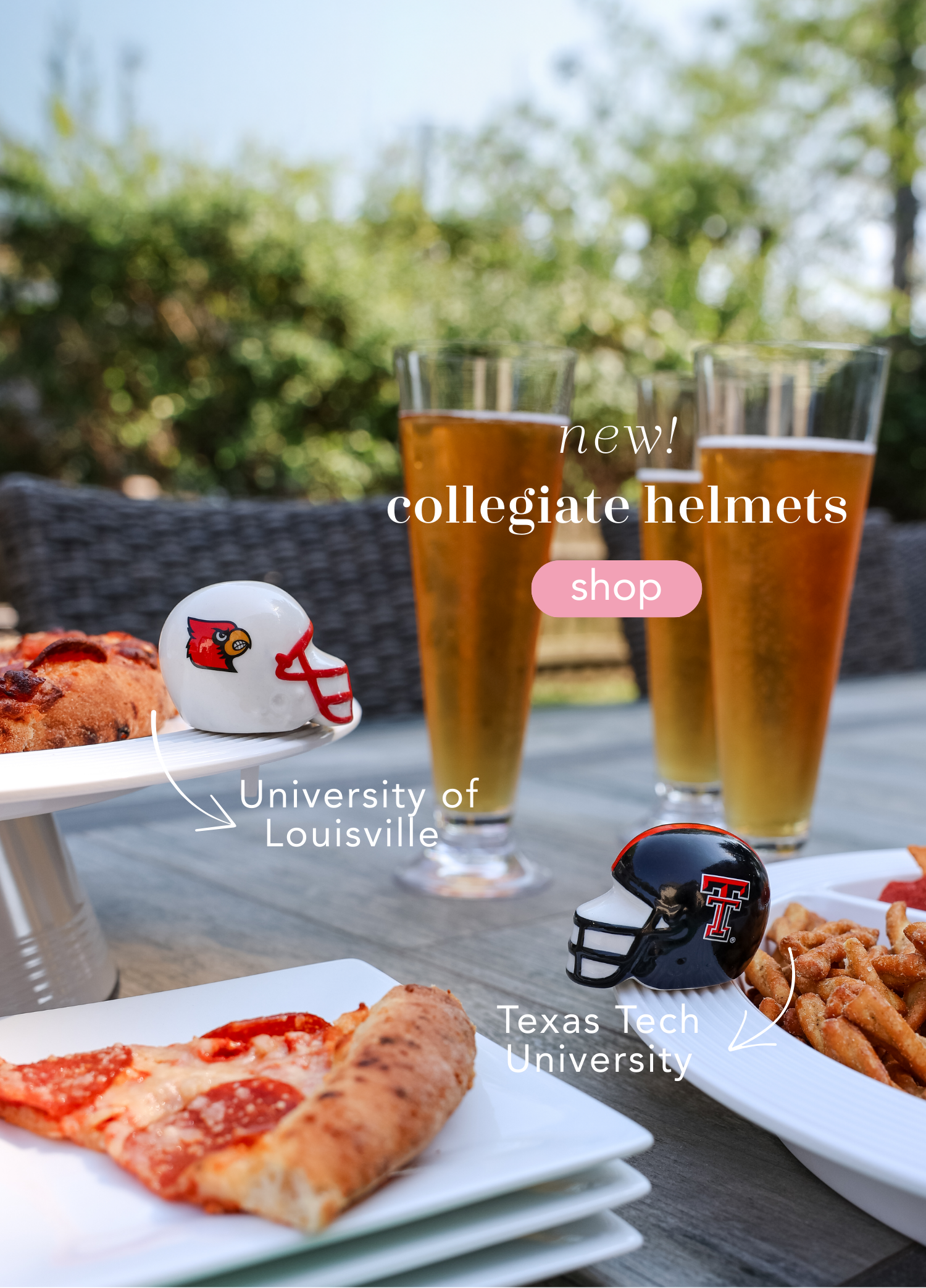 Collegiate helmets 2