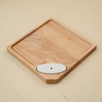 made in vermont by the outstanding craftspeople at J.K. Adams, our maple cheese board includes a carved groove around the border. this detail is perfect for keeping cheeses, accompaniments, and little bites neatly in place.