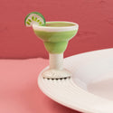 green margarita in a margarita glass mini