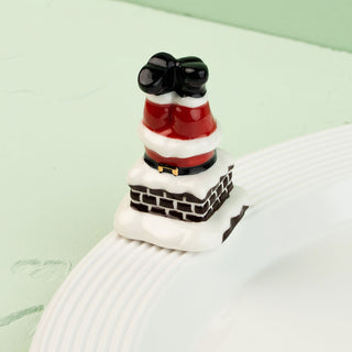 santa going down the chimney mini