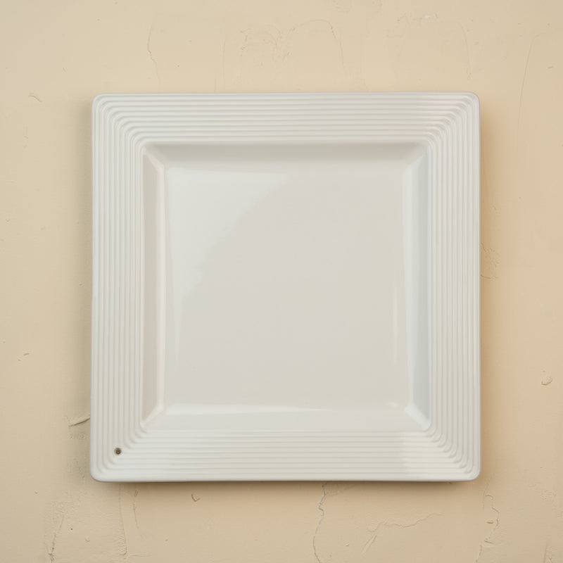 pinstripes square platter | nora fleming