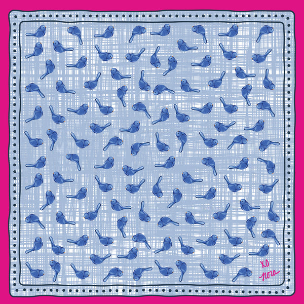 CreatedBy bluebird of happiness scarf