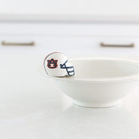Auburn University helmet mini and baby bowl
