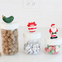 pinstripes medium canister and red and white mini