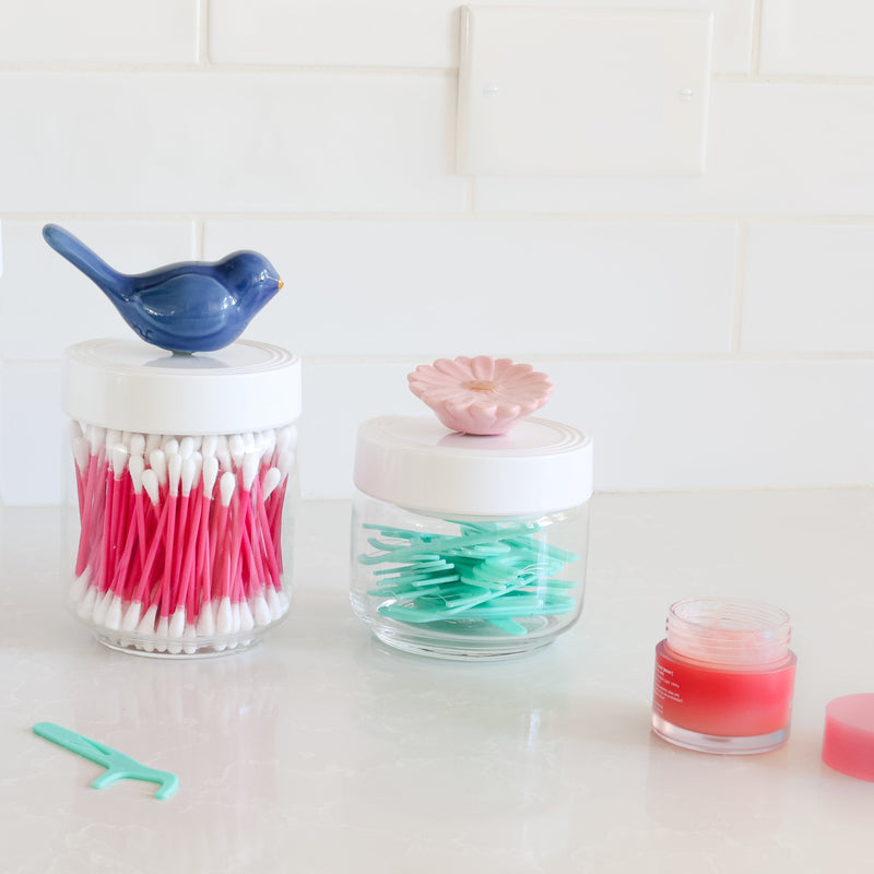 tulip and bluebird pink daisy